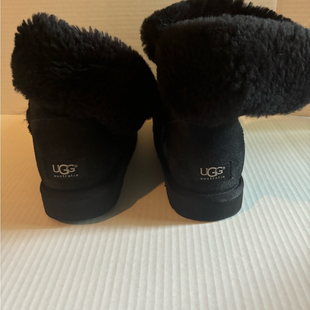 UGG Black Shearling Lined Footwear